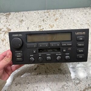 Vtg Lexus LS400 Premium Sound System AM/FM Radio Tape Deck Untested
